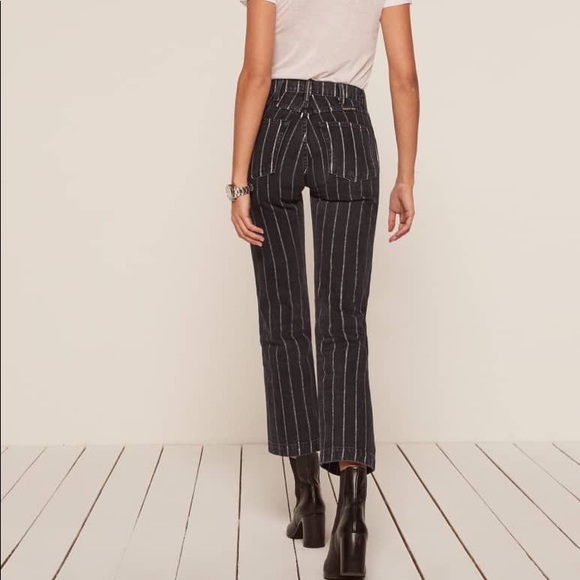 REFORMATION ROPER BLACK JEANS - Picture 2 of 4